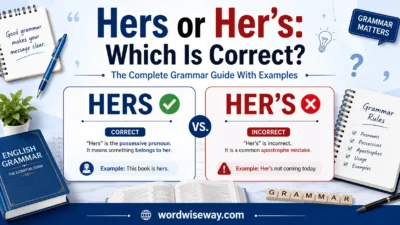 Hers or Her's