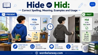 Hide vs Hid