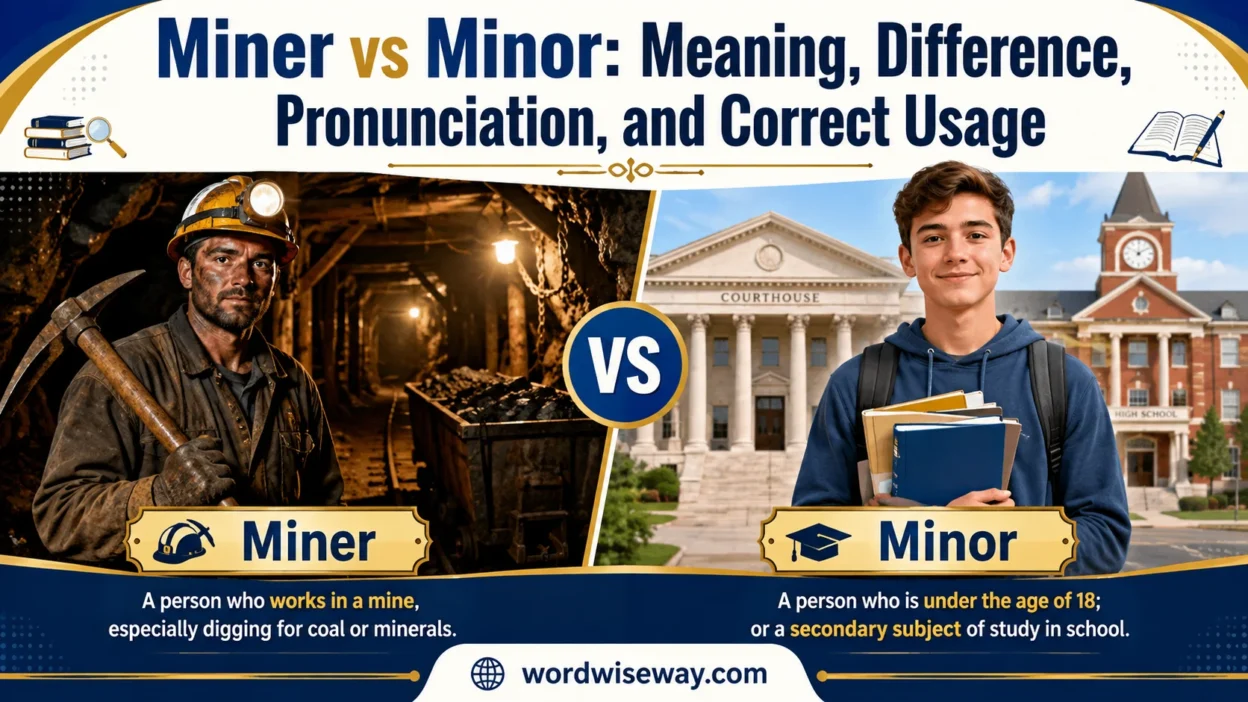 Miner vs Minor
