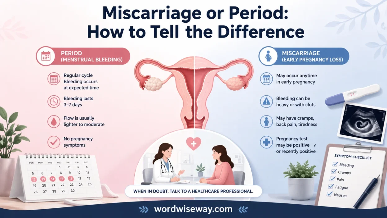 Miscarriage or Period