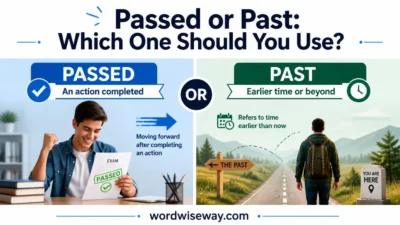 Passed or Past