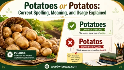 Potatoes or Potatos