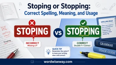 Stoping or Stopping