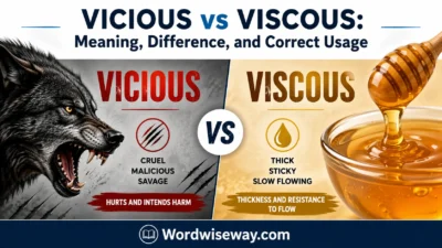 Vicious vs Viscous