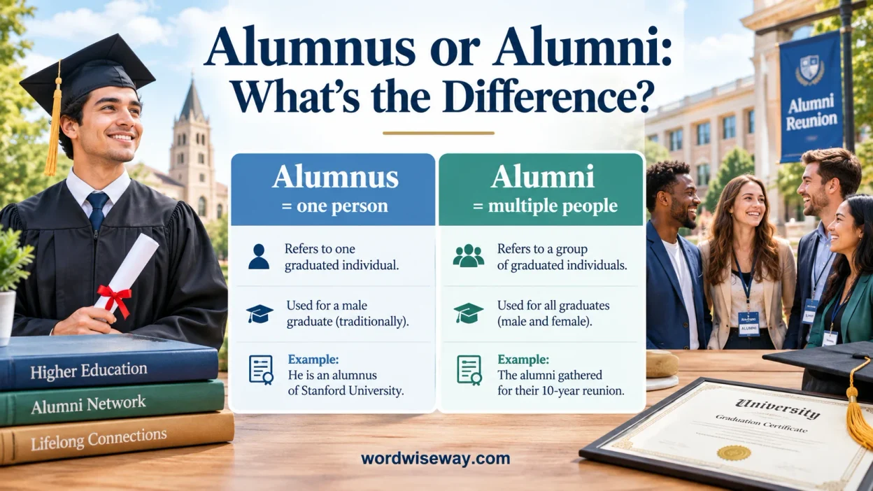 Alumnus or Alumni