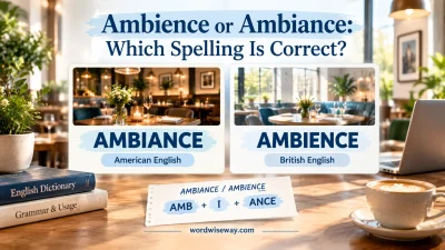 Ambience or Ambiance