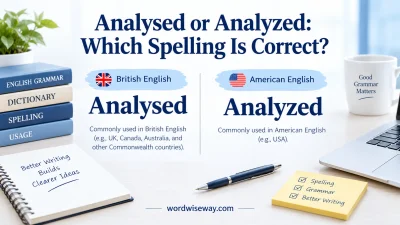 Analysed or Analyzed