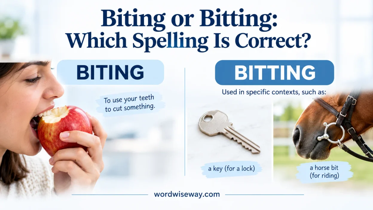Biting or Bitting