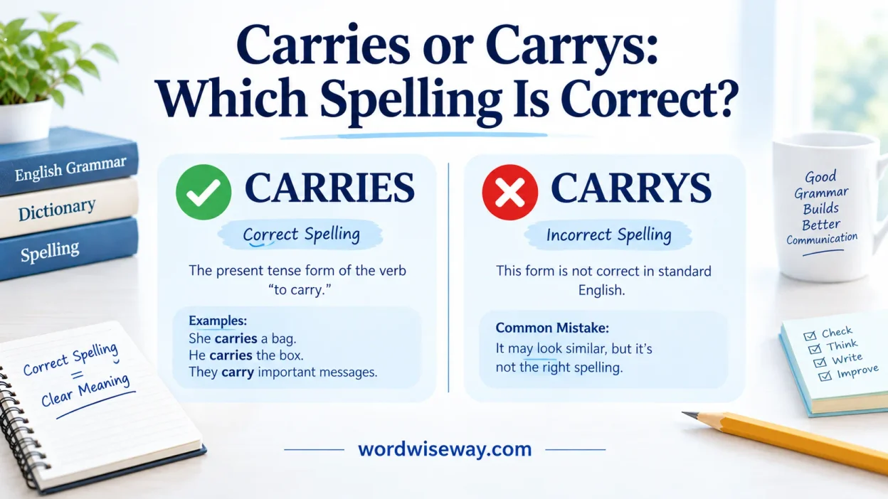 Carries or Carrys