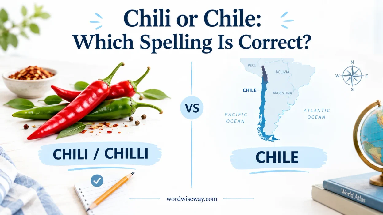 Chili or Chile