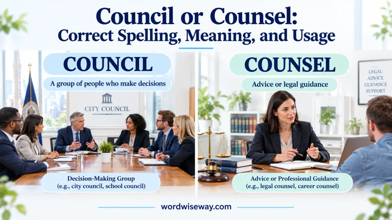 Council or Counsel