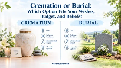 Cremation or Burial