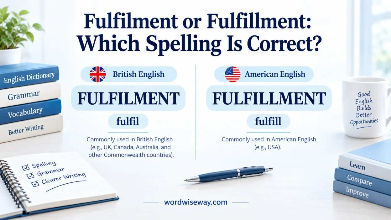 Fulfilment or Fulfillment