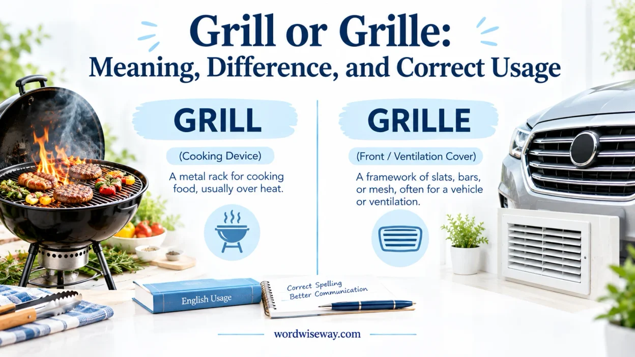 Grill or Grille