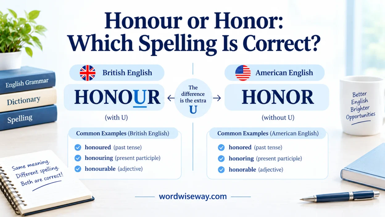 Honour or Honor