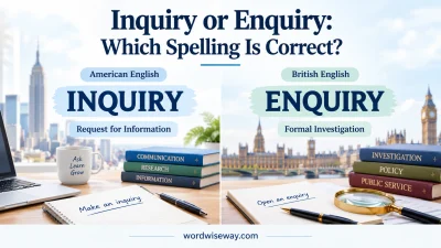 Inquiry or Enquiry