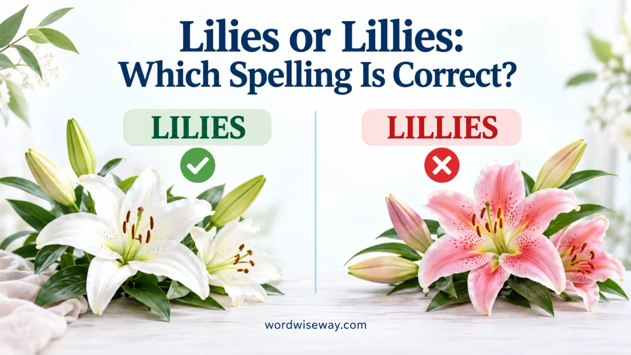 Lilies or Lillies