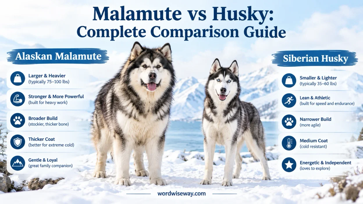 Malamute vs Husky