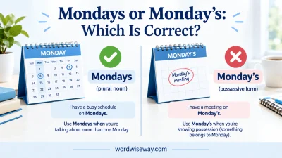Mondays or Monday’s