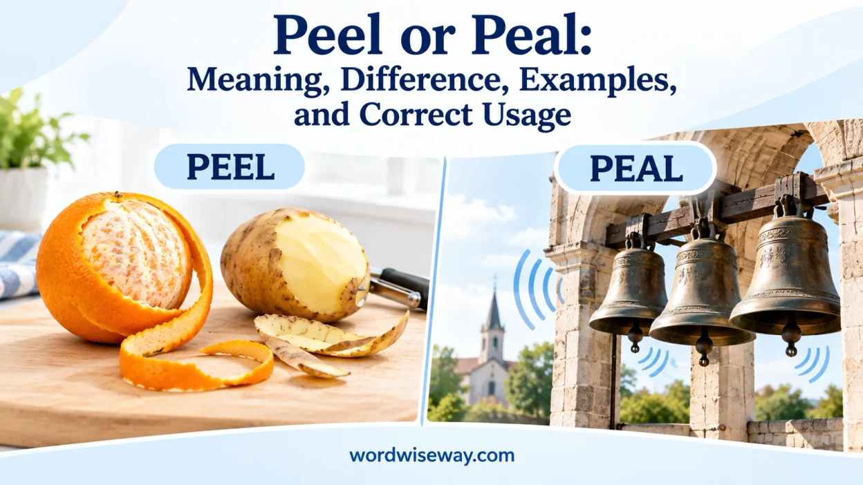 Peel or Peal