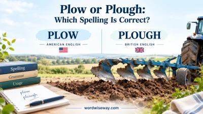 Plow or Plough