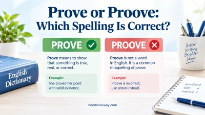 Prove or Proove