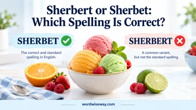 Sherbert or Sherbet