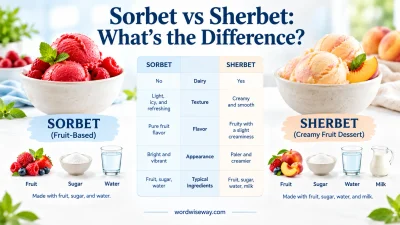 Sorbet vs Sherbet