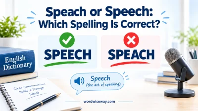 Speach or Speech