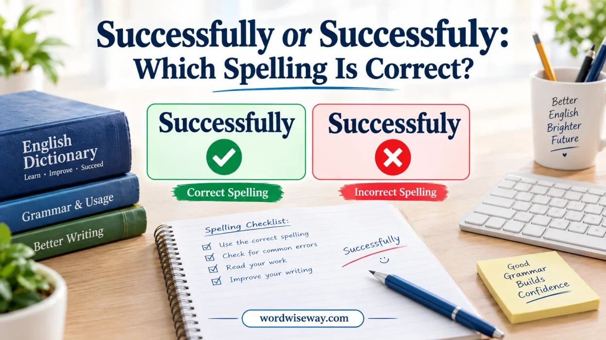 Successfully or Successfuly