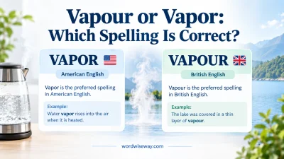 Vapour or Vapor