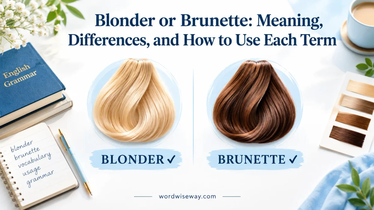 Blonder or Brunette