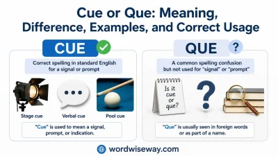 Cue or Que