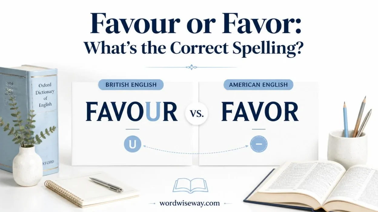 Favour or Favor