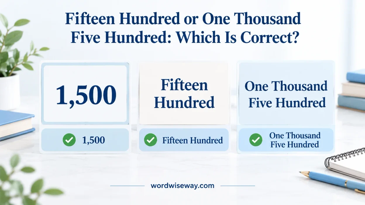 Fifteen Hundred or One Thousand Five Hundred