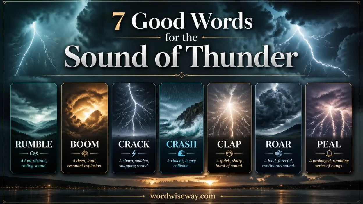 Good Words for the Sound of Thunder