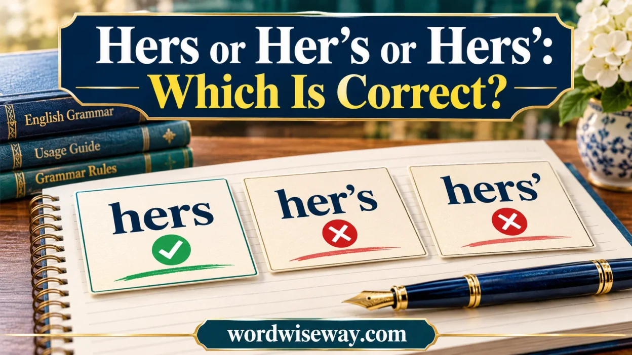 Hers or Her’s or Hers’