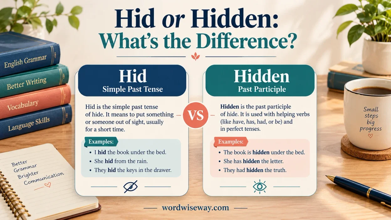 Hid or Hidden
