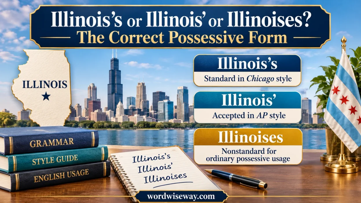 Illinois’s or Illinois’ or Illinoises