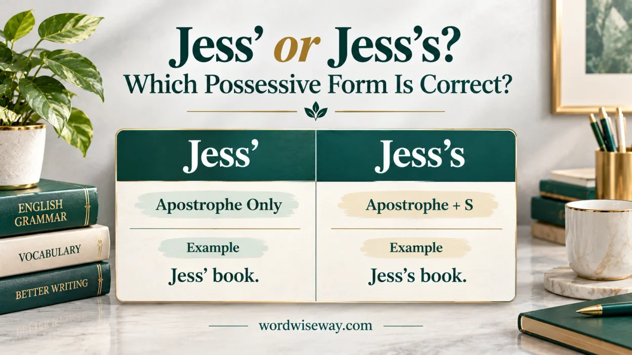 Jess’ or Jess’s