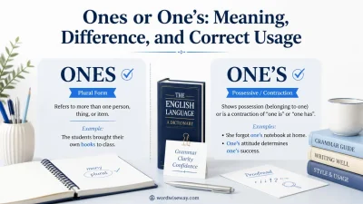 Ones or One’s