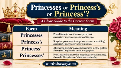 Princesses or Princess’s or Princess’