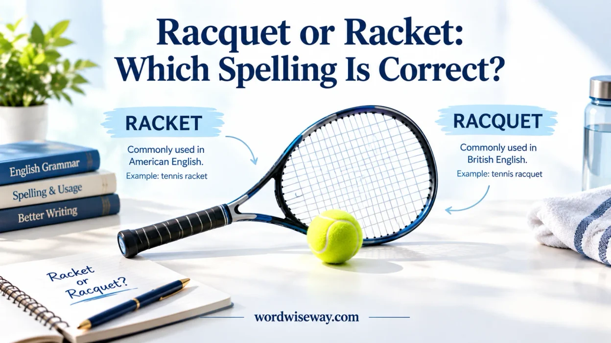 Racquet or Racket