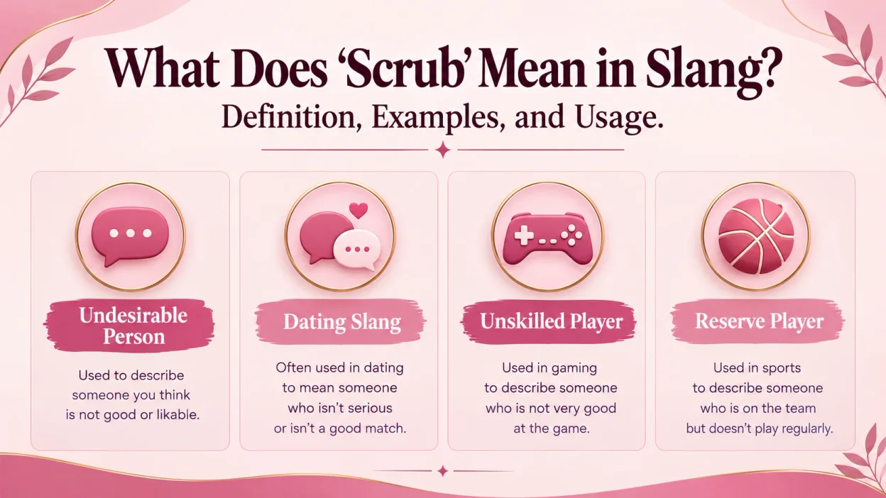 Scrub Mean in Slang