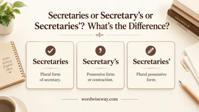 Secretaries or Secretary’s or Secretaries’