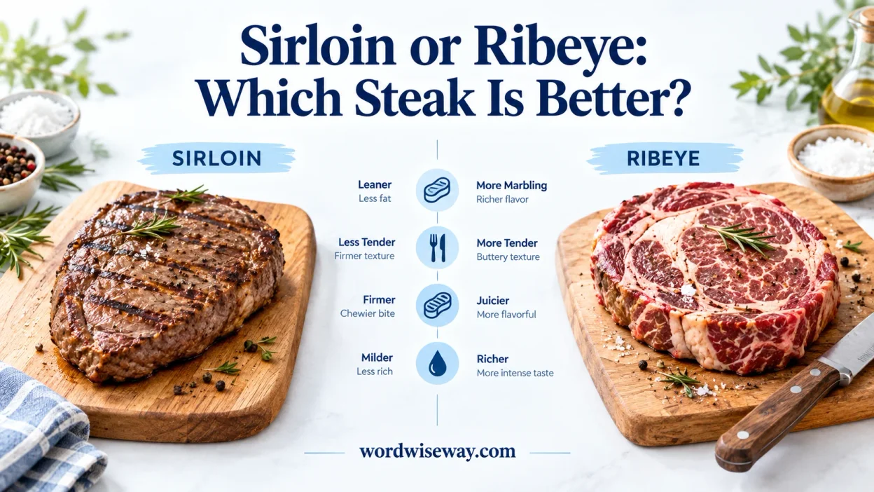 Sirloin or Ribeye