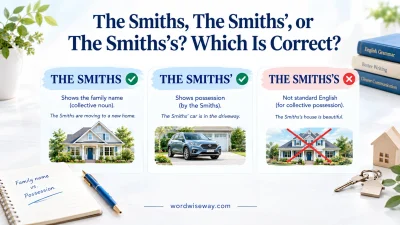 Smiths or Smiths’ or Smiths’s