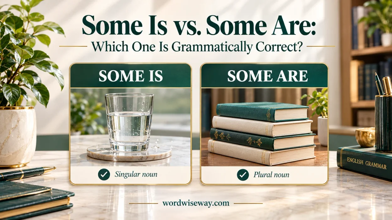 Some Is vs. Some Are