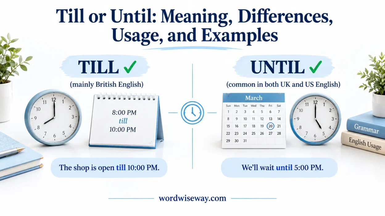 Till or Until