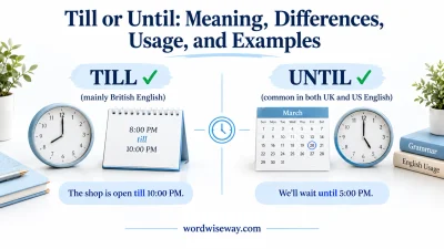 Till or Until